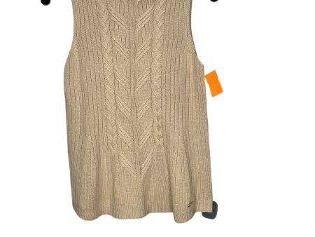 Vest Sweater By Michael Kors In Tan, Size: S Online Sale