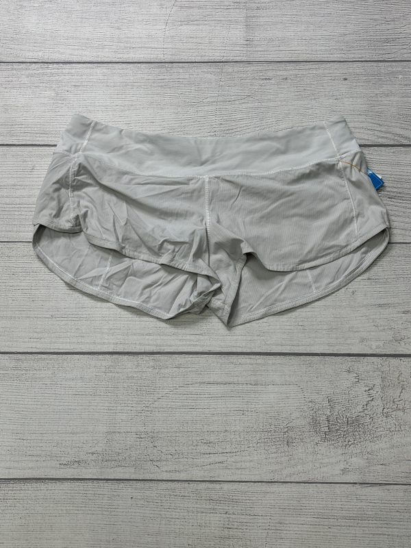 Athletic Shorts By Lululemon In White, Size: 12 Sale