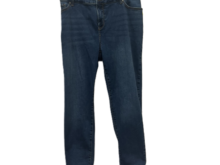 Jeans Skinny By Falls Creek In Blue Denim, Size: 20 For Sale