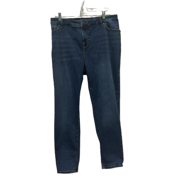 Jeans Skinny By Falls Creek In Blue Denim, Size: 20 For Sale