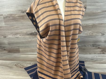 Vest Other By Chicos In Blue & Brown, Size: L Discount