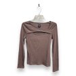 Athletic Top Long Sleeve Collar By Gap In Purple, Size: S Discount