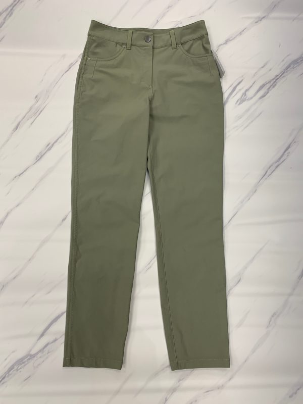 Athletic Pants By Lululemon In Green, Size: 4 on Sale