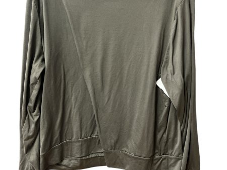 Athletic Top Long Sleeve Crewneck By Lukka In Green, Size: Xl Discount