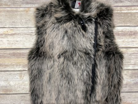 Vest Faux Fur & Sherpa By Cupcakes And Cashmere In Brown, Size: M For Cheap