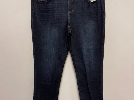 Jeans Skinny By Wit & Wisdom In Blue Denim, Size: 14 Online Hot Sale