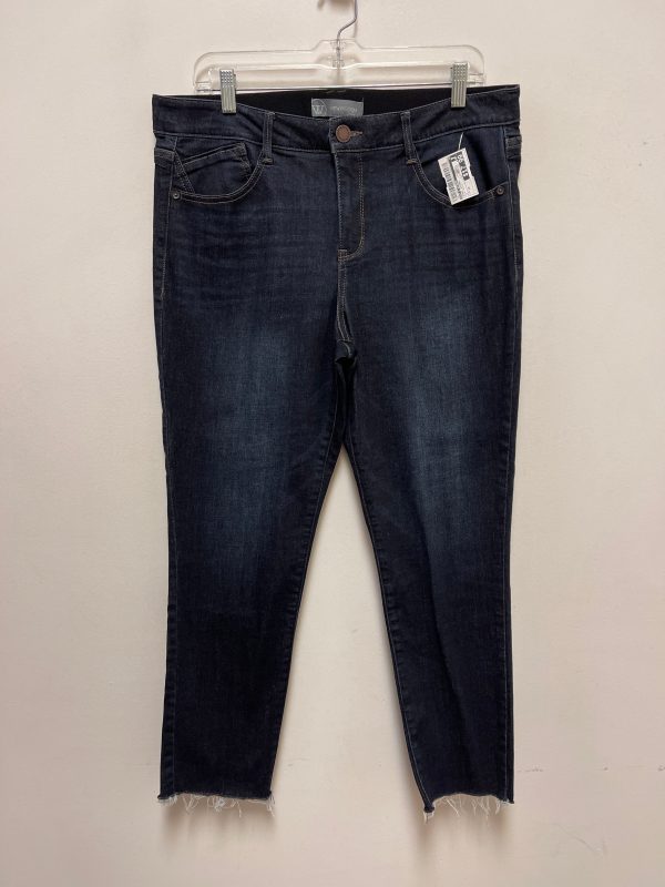 Jeans Skinny By Wit & Wisdom In Blue Denim, Size: 14 Online Hot Sale