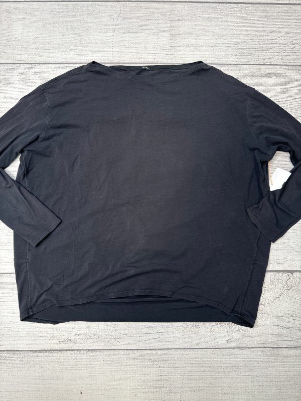 Athletic Top Long Sleeve Crewneck By Lululemon In Black, Size: M Online now