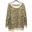 Sweatshirt Crewneck By Free People In Animal Print, Size: M Hot on Sale