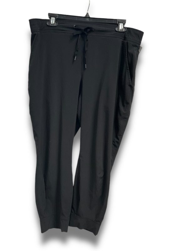 Athletic Pants By Eddie Bauer In Black, Size: Lp Fashion