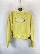 Athletic Sweatshirt Hoodie By Nike In Yellow, Size: M Online Sale