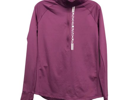 Athletic Top Ls Collar By Under Armour In Purple, Size:L Sale