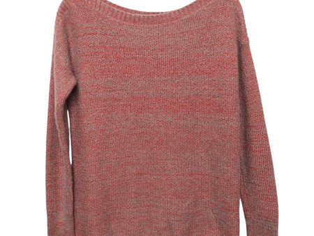 Sweater By Banana Republic In Grey & Red, Size: S For Sale