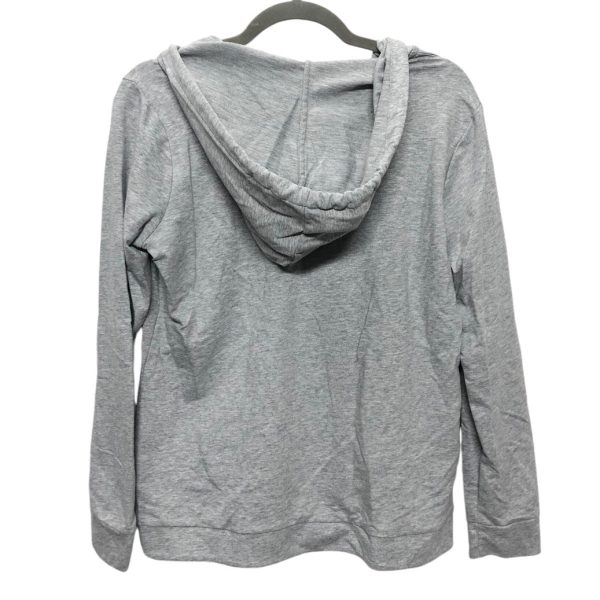 Sweatshirt Hoodie By Michael By Michael Kors In Grey, Size: M For Sale