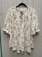 Blouse Short Sleeve By Melloday In Floral Print, Size: 3x on Sale