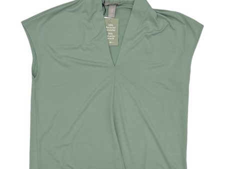 Blouse Ss By H&M In Green, Size:M Sale