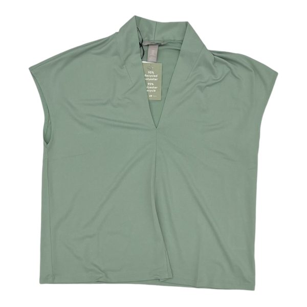 Blouse Ss By H&M In Green, Size:M Sale