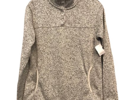 Sweatshirt Collar By Eddie Bauer In Grey, Size:M Cheap