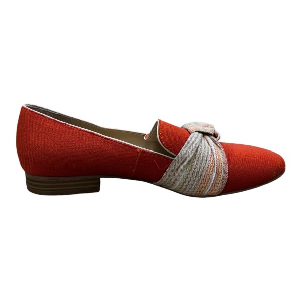 Shoes Flats By Cmc In Orange, Size: 7.5 Online Hot Sale