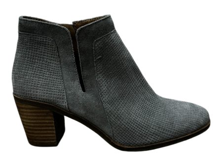 Boots Ankle Heels By Lucky Brand In Grey, Size: 9 For Sale