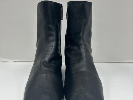 Boots Ankle Flats By Zara In Black, Size: 6.5 Discount