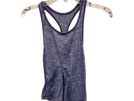 Athletic Tank Top By Lululemon In Blue, Size: Xs on Sale