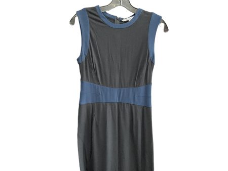 Dress Work By Diane Von Furstenberg In Black & Blue, Size: 4 For Cheap