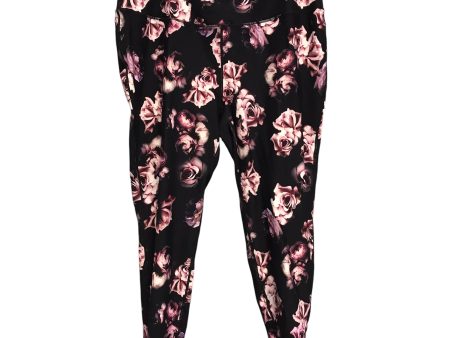 Athletic Leggings By Torrid In Floral Print, Size:4X Fashion