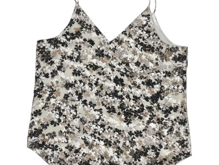 Top Sleeveless By Express In Black & Cream, Size:L For Discount