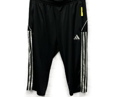 Athletic Capris By Adidas In Black, Size: L Cheap