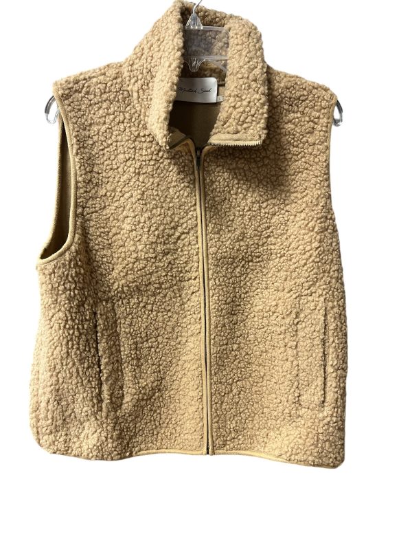 Vest Faux Fur & Sherpa By Mustard Seed In Tan, Size: L Online now