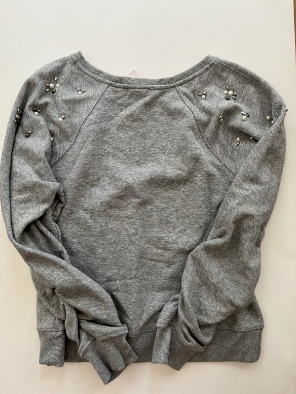 Sweatshirt Crewneck By Stella And Dot In Grey, Size: L Online