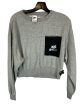 Sweatshirt Crewneck By Nike Apparel In Grey, Size: S Discount