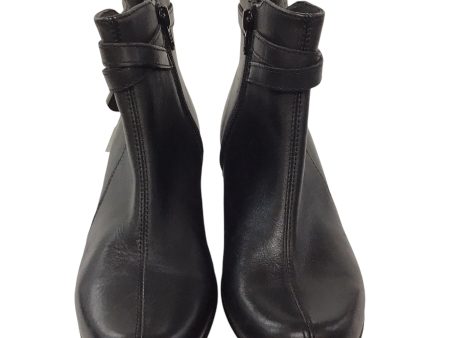 Boots Ankle Flats By Clarks In Black, Size: 5.5 Online Hot Sale