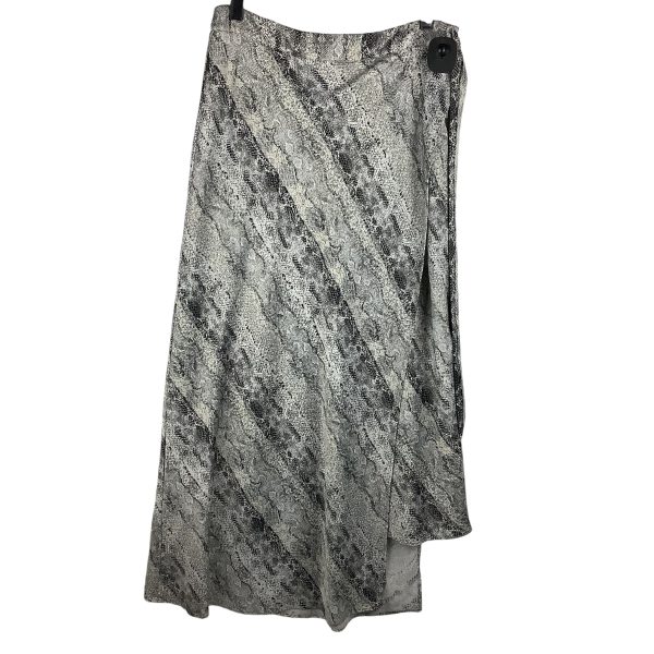 Skirt Midi By Limited In Snakeskin Print, Size: 6 Fashion