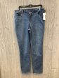 Jeans Straight By Talbots In Blue Denim, Size: 16l Sale