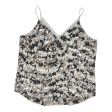 Top Sleeveless By Express In Black & Cream, Size:L For Discount