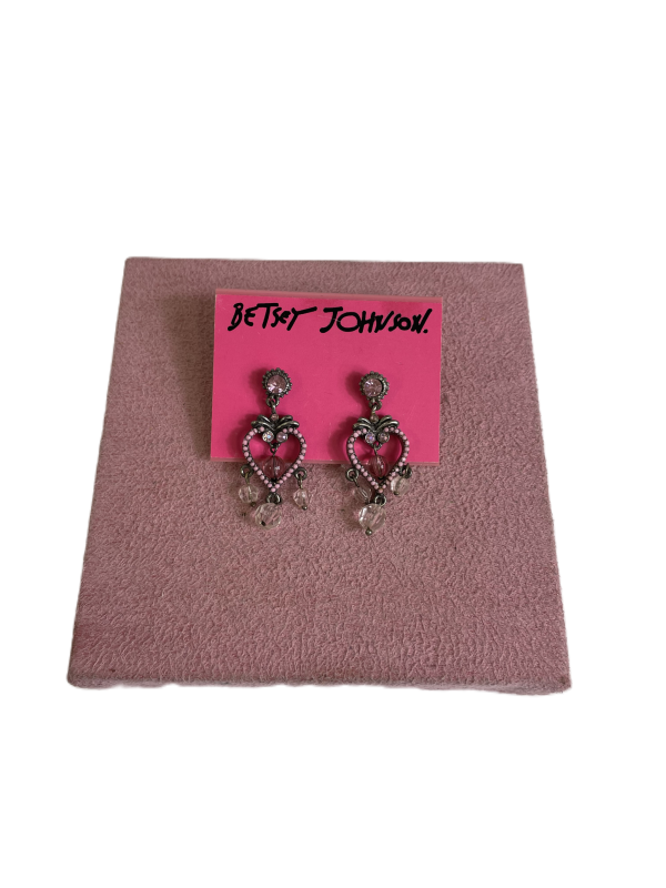 Earrings Dangle drop By Betsey Johnson Fashion