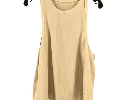 Athletic Tank Top By Lululemon In Cream, Size: 10 Online Sale