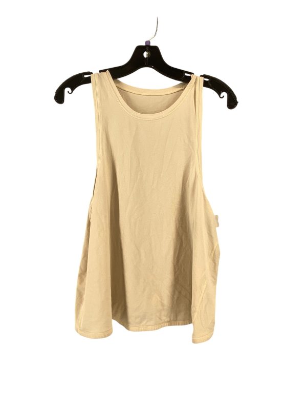 Athletic Tank Top By Lululemon In Cream, Size: 10 Online Sale