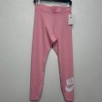 Athletic Leggings By Nike Apparel In Candy Pink, Size: M For Cheap