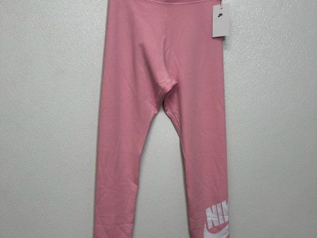 Athletic Leggings By Nike Apparel In Candy Pink, Size: M For Cheap