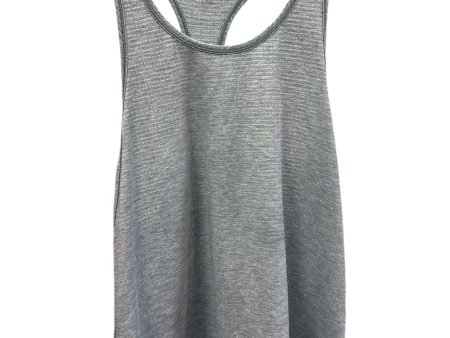 Athletic Tank Top By Lululemon In Grey, Size: S Hot on Sale