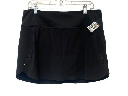 Athletic Skort By Athleta In Black, Size: L Online Sale