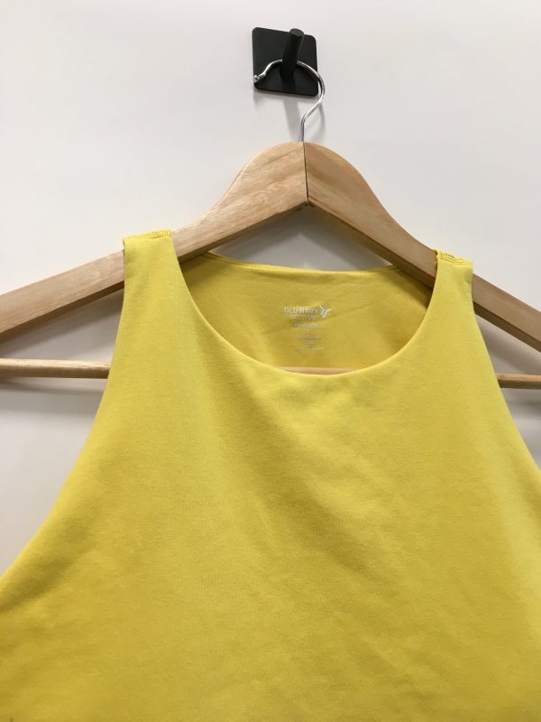 Athletic Tank Top By Old Navy In Yellow, Size: L Cheap