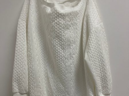 Sweater By Clothes Mentor In White, Size: 4x Online Hot Sale