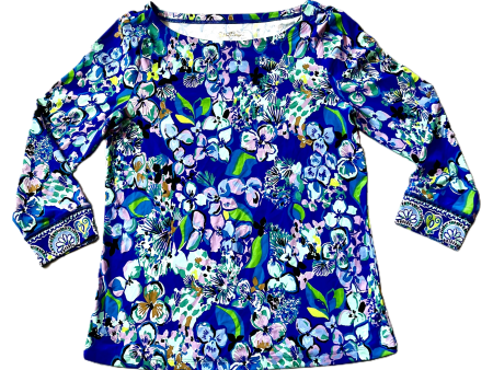 Blue & Purple Top 3 4 Sleeve By Lilly Pulitzer, Size: S Cheap