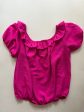 Blouse Short Sleeve By Jodifl In Hot Pink, Size: M Discount