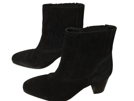 Boots Ankle Heels By Aquatalia In Black, Size: 9.5 Cheap