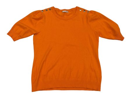 Sweater Ss By Clothes Mentor In Orange, Size:M Supply